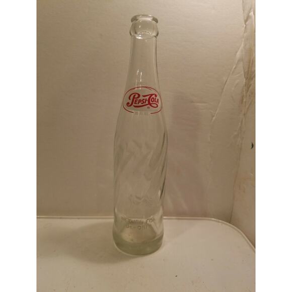 1972 ACL USA Pepsi-Cola 10 oz Glass Soda Bottle Oval Label - Picture 2 of 5